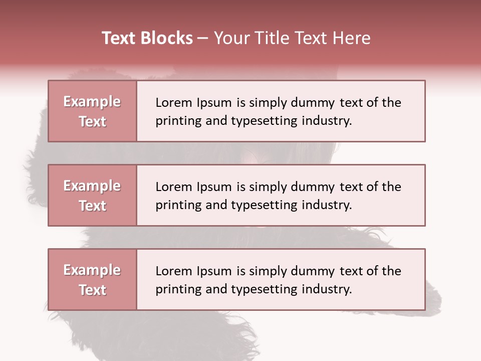 Pet Cut Out Black PowerPoint Template