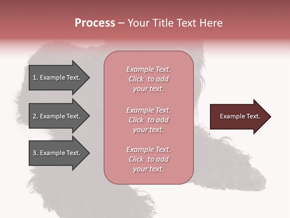 Pet Cut Out Black PowerPoint Template