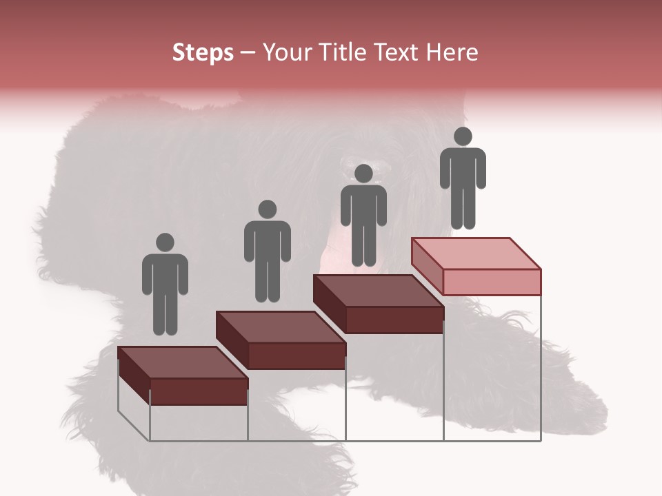 Pet Cut Out Black PowerPoint Template