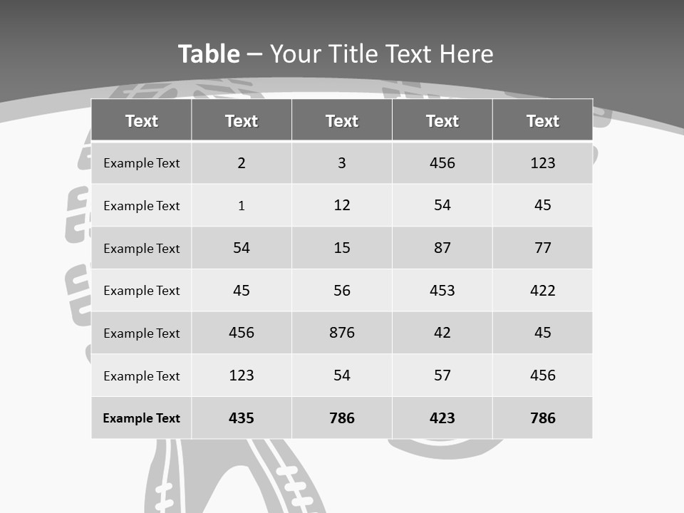Shoes Silhouette Set Footprint PowerPoint Template