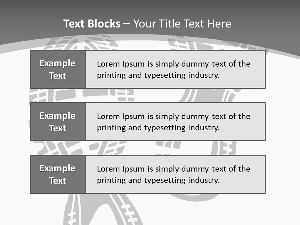 Shoes Silhouette Set Footprint PowerPoint Template