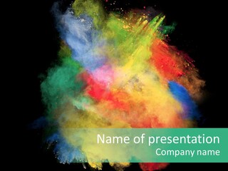 Background Paint Ash PowerPoint Template