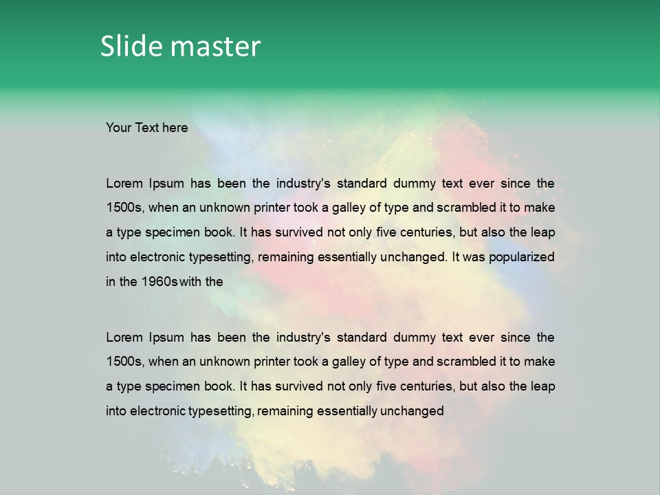 Background Paint Ash PowerPoint Template