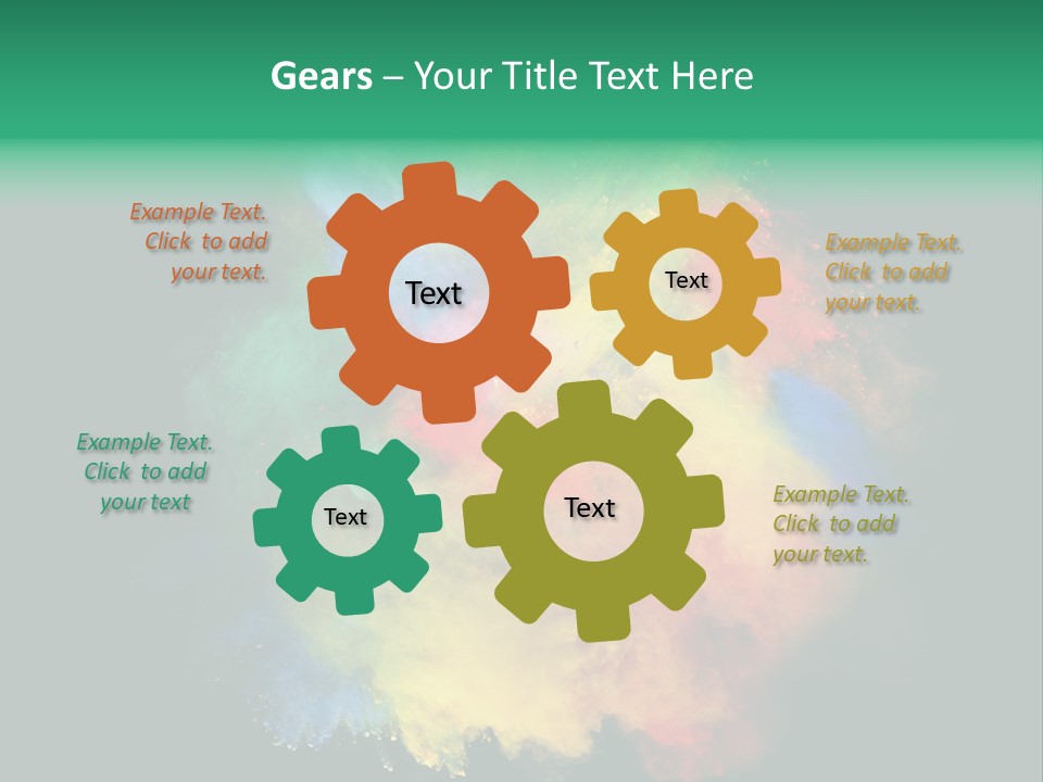 Background Paint Ash PowerPoint Template