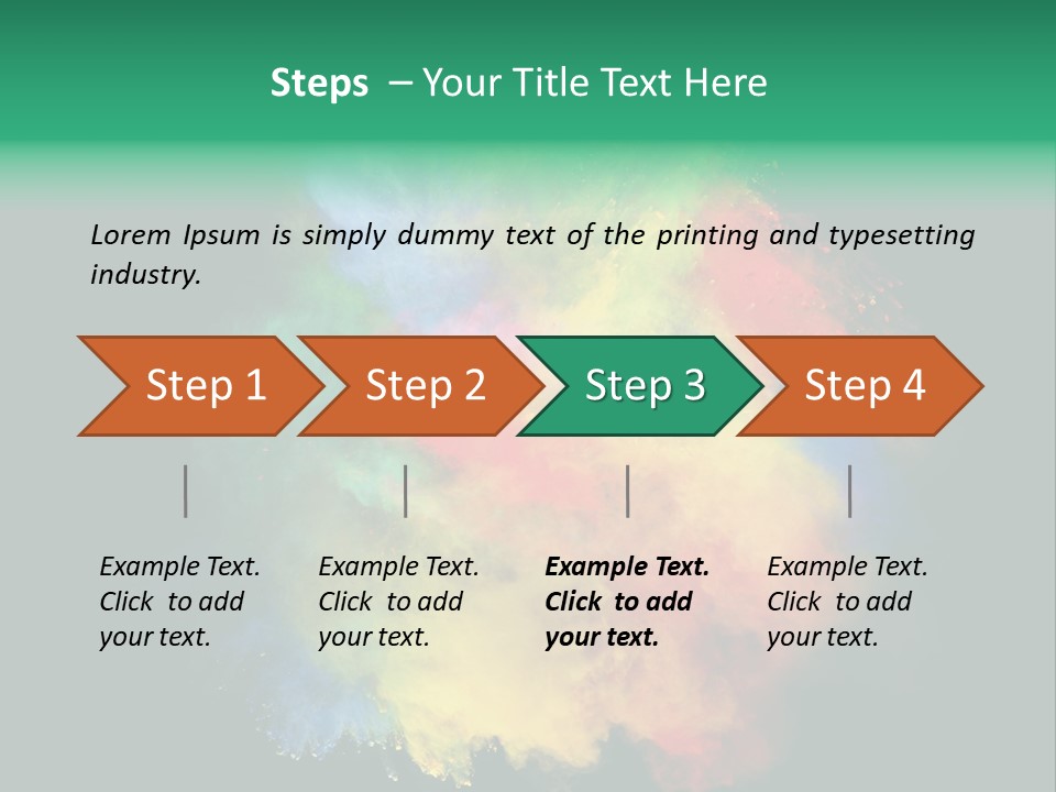 Background Paint Ash PowerPoint Template