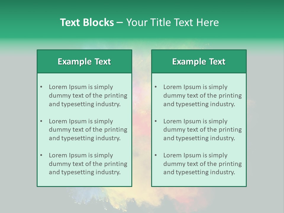 Background Paint Ash PowerPoint Template