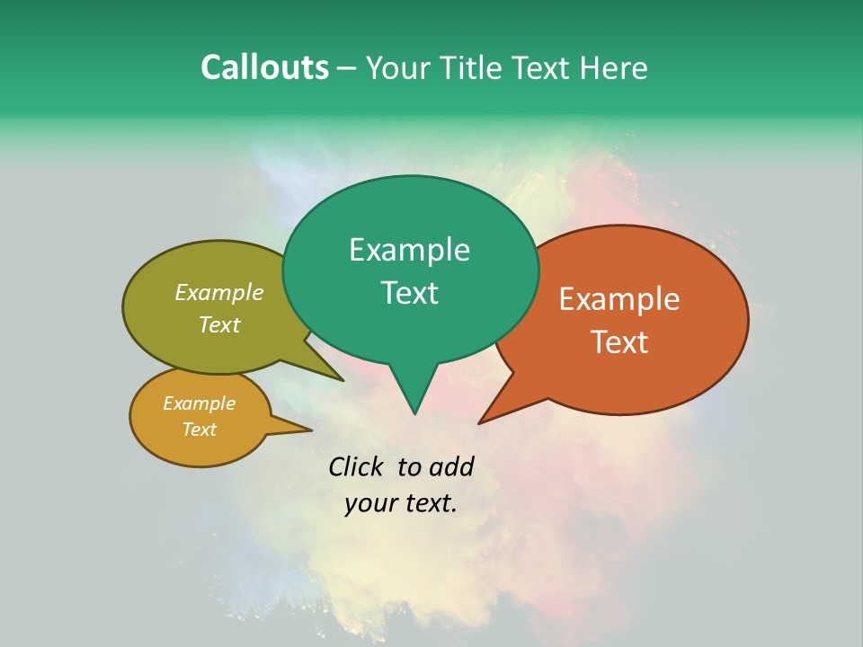 Background Paint Ash PowerPoint Template