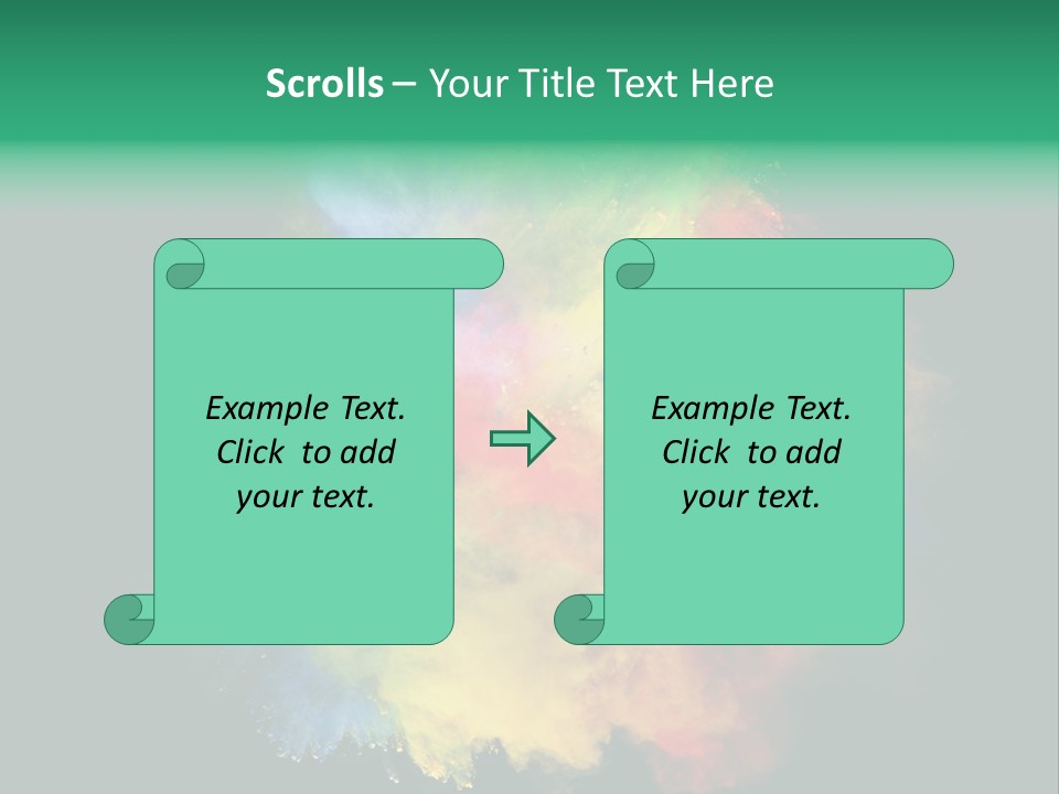 Background Paint Ash PowerPoint Template