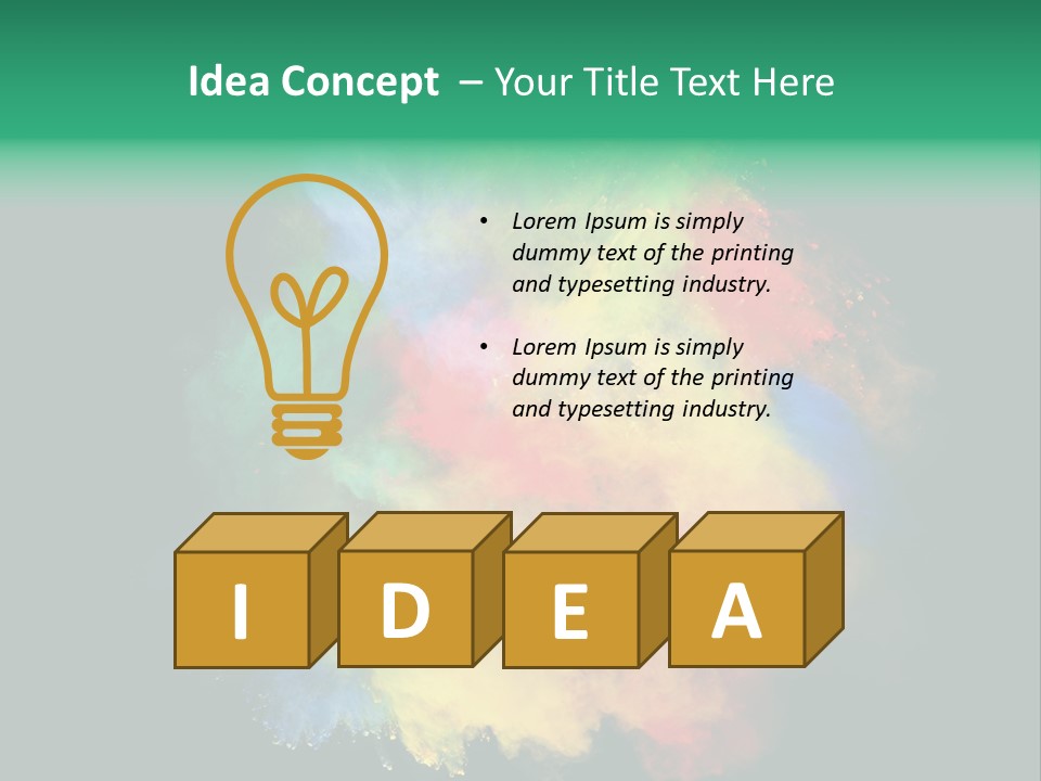 Background Paint Ash PowerPoint Template