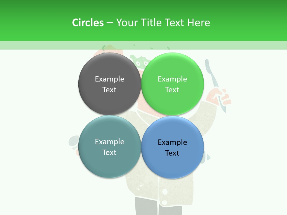 Illustration Retro Cartoon Traditional PowerPoint Template