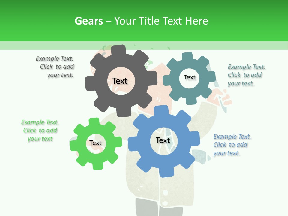 Illustration Retro Cartoon Traditional PowerPoint Template