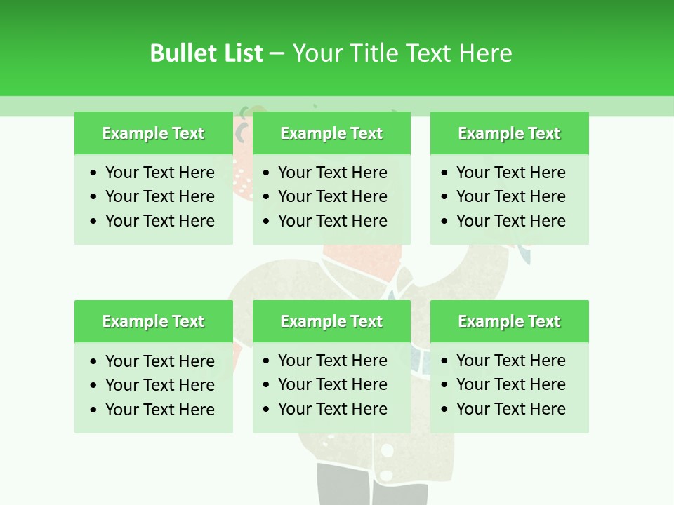 Illustration Retro Cartoon Traditional PowerPoint Template