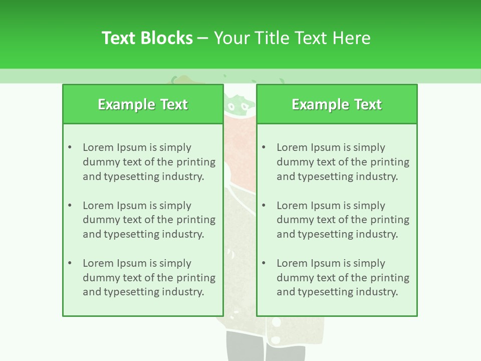 Illustration Retro Cartoon Traditional PowerPoint Template