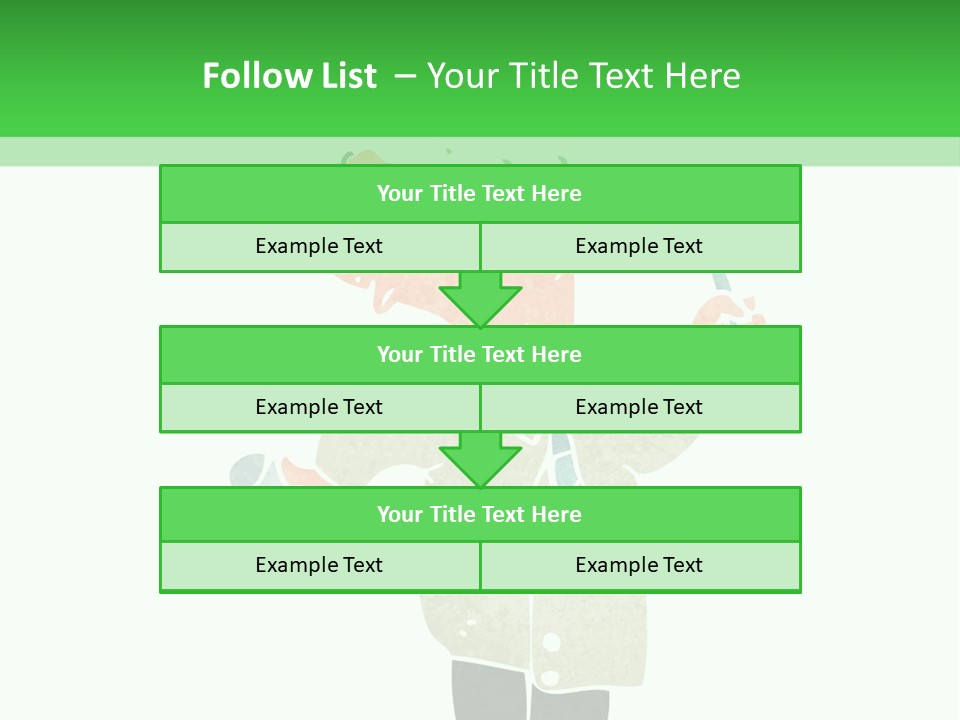 Illustration Retro Cartoon Traditional PowerPoint Template