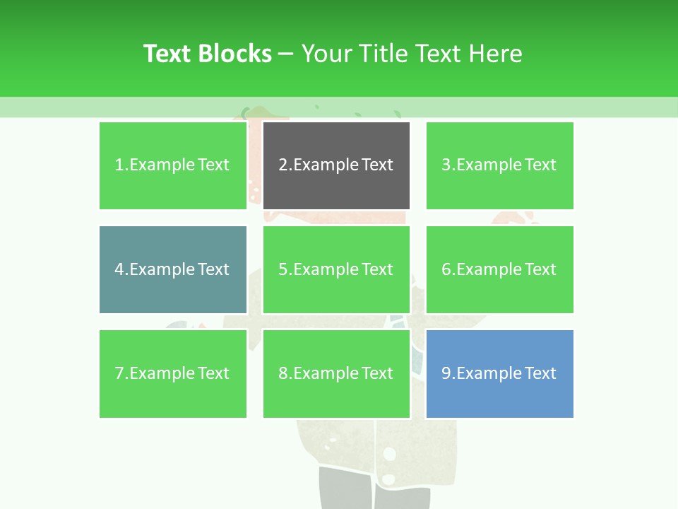 Illustration Retro Cartoon Traditional PowerPoint Template