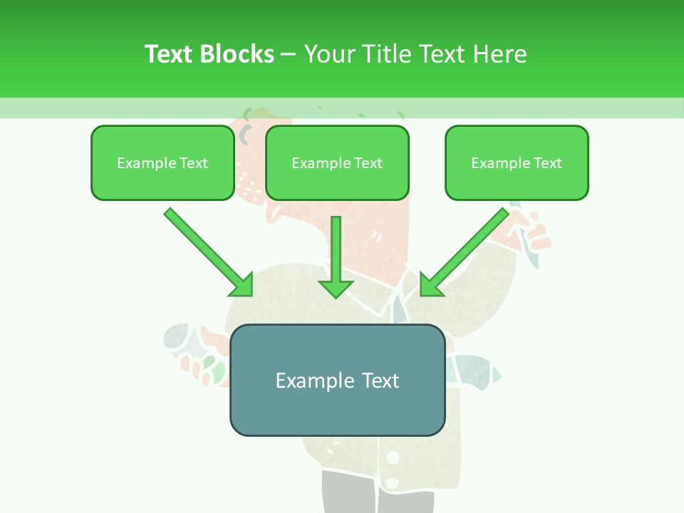 Illustration Retro Cartoon Traditional PowerPoint Template