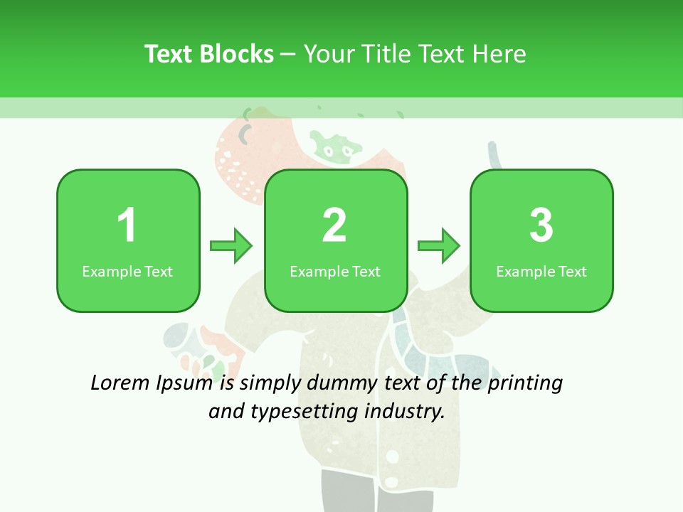 Illustration Retro Cartoon Traditional PowerPoint Template