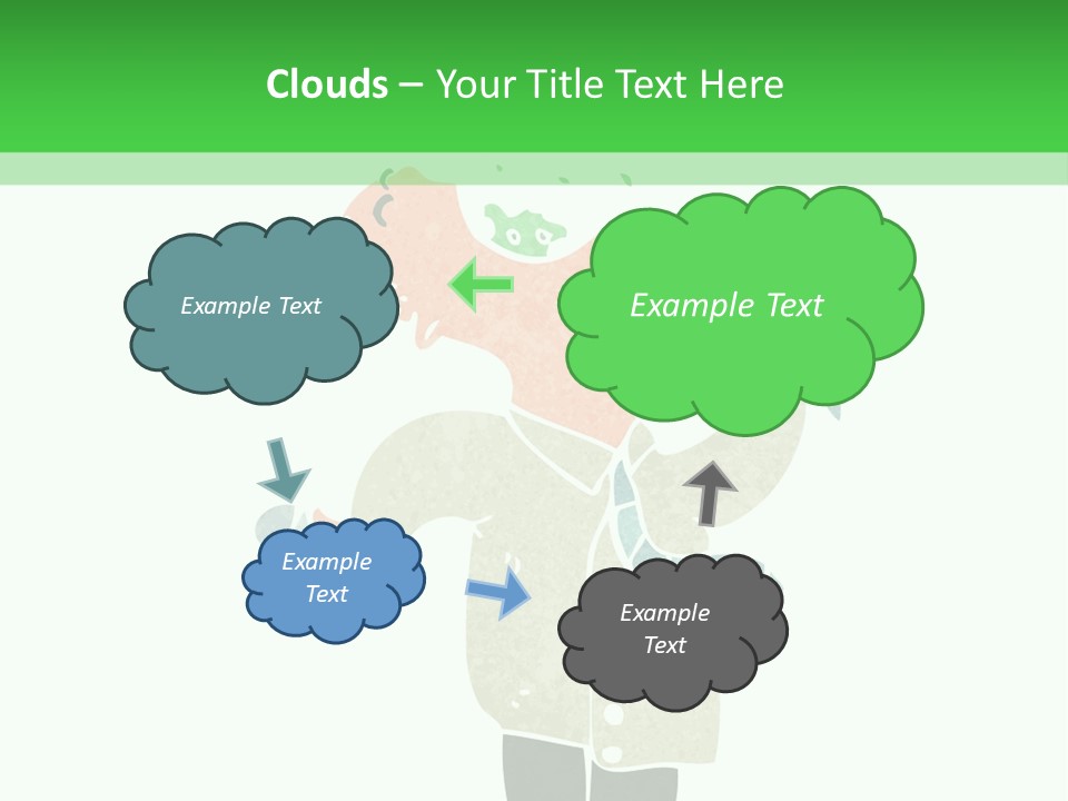 Illustration Retro Cartoon Traditional PowerPoint Template