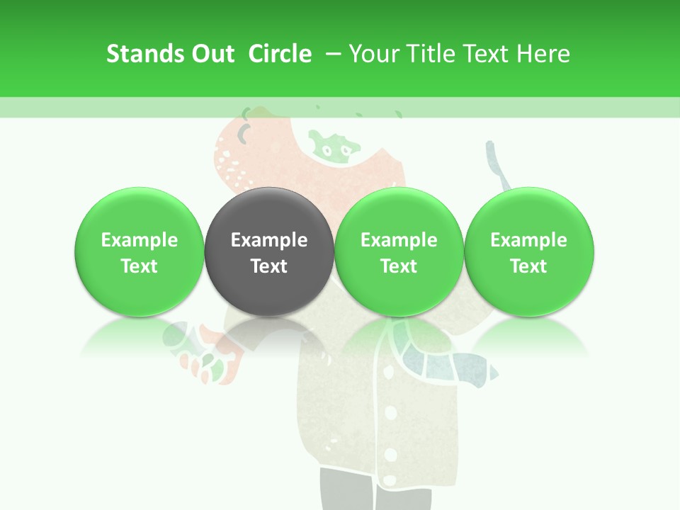 Illustration Retro Cartoon Traditional PowerPoint Template