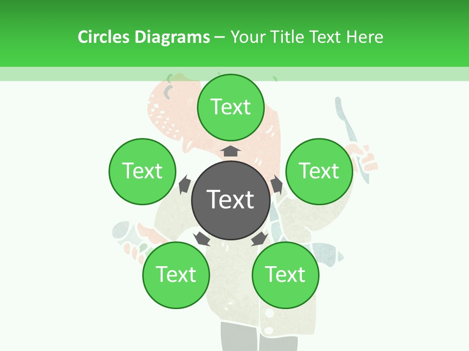 Illustration Retro Cartoon Traditional PowerPoint Template