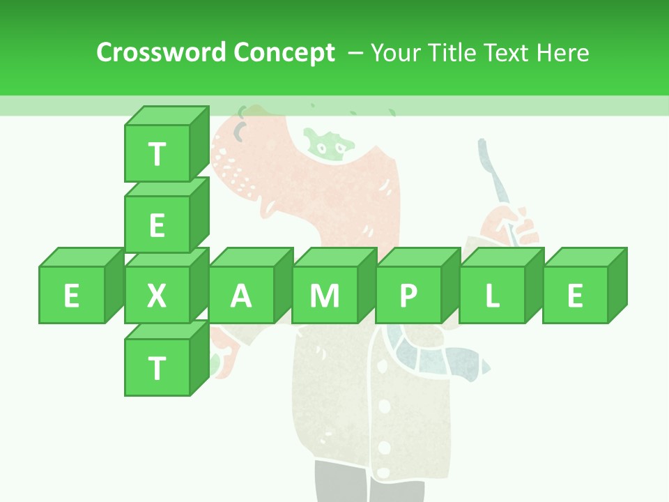 Illustration Retro Cartoon Traditional PowerPoint Template