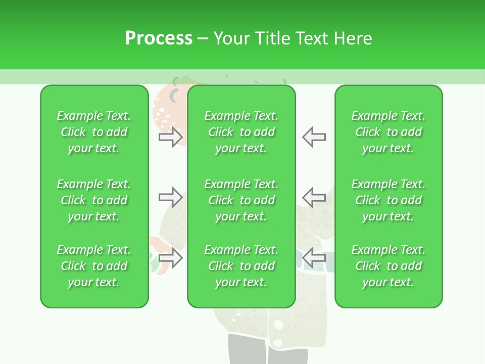 Illustration Retro Cartoon Traditional PowerPoint Template