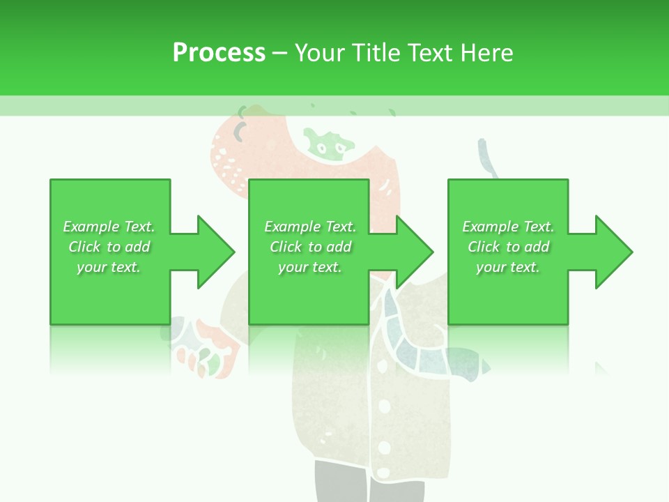 Illustration Retro Cartoon Traditional PowerPoint Template