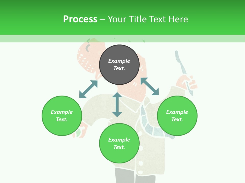 Illustration Retro Cartoon Traditional PowerPoint Template