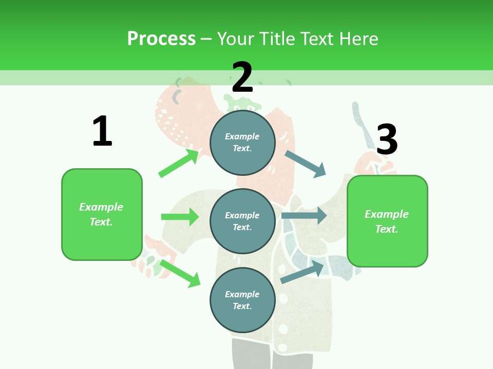 Illustration Retro Cartoon Traditional PowerPoint Template