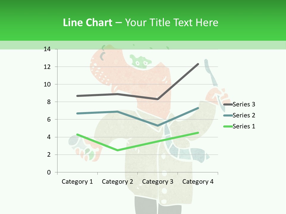 Illustration Retro Cartoon Traditional PowerPoint Template