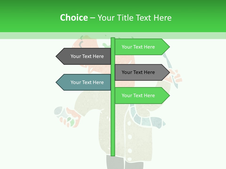 Illustration Retro Cartoon Traditional PowerPoint Template