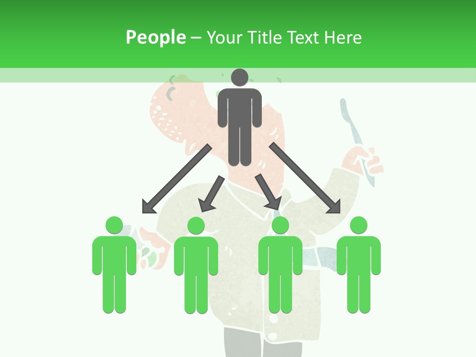 Illustration Retro Cartoon Traditional PowerPoint Template