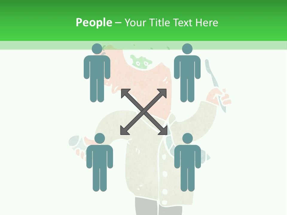 Illustration Retro Cartoon Traditional PowerPoint Template