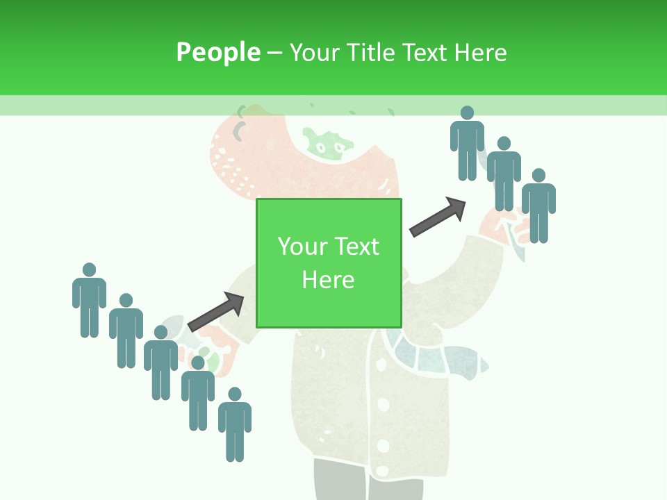 Illustration Retro Cartoon Traditional PowerPoint Template