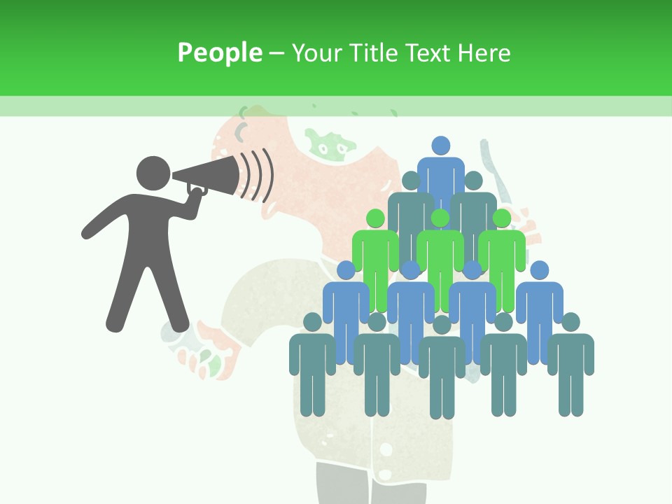 Illustration Retro Cartoon Traditional PowerPoint Template