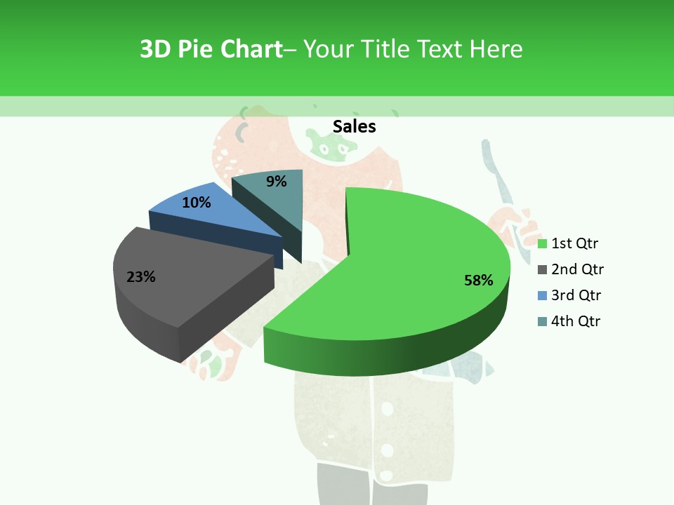 Illustration Retro Cartoon Traditional PowerPoint Template