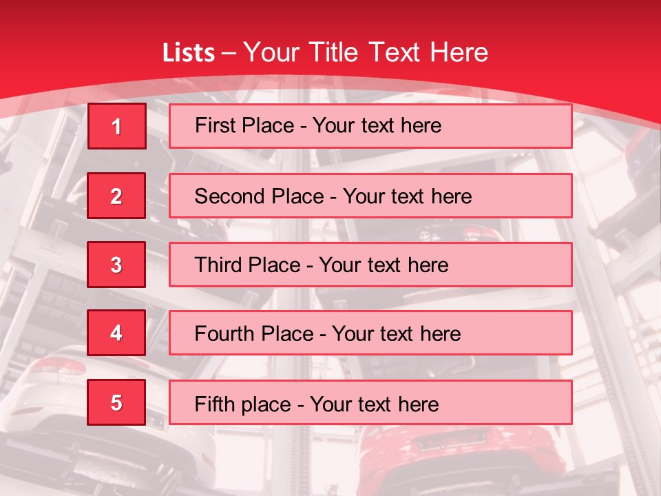 Tier Presenting System PowerPoint Template