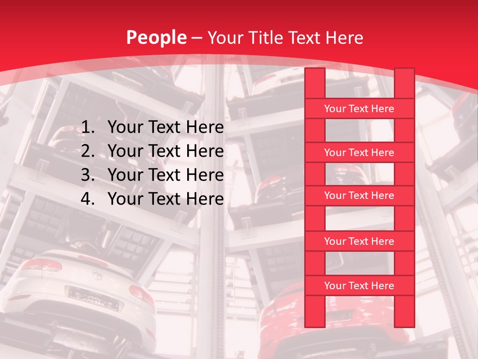 Tier Presenting System PowerPoint Template