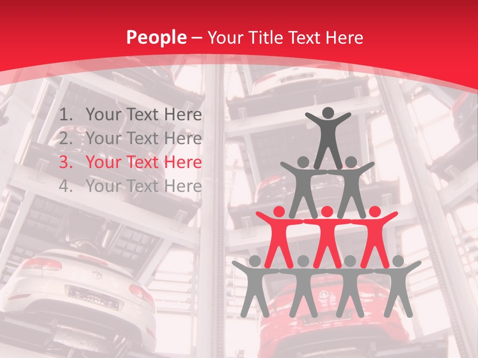 Tier Presenting System PowerPoint Template