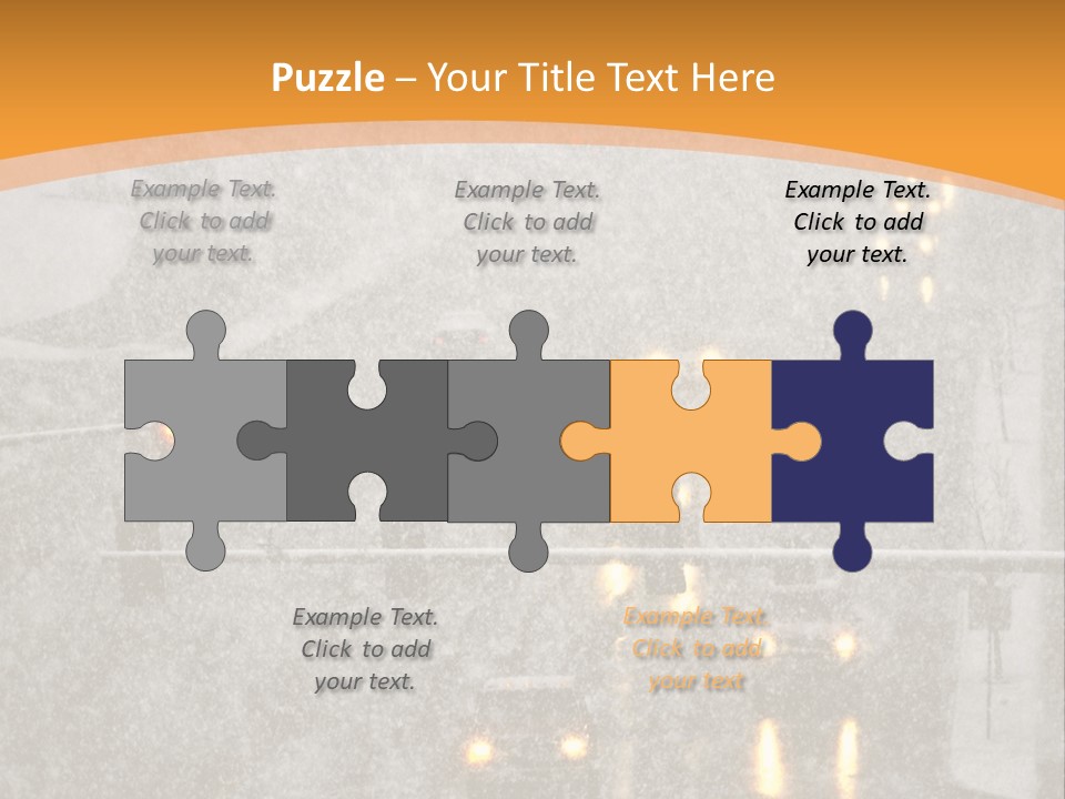 Destination Traffic Conditions PowerPoint Template