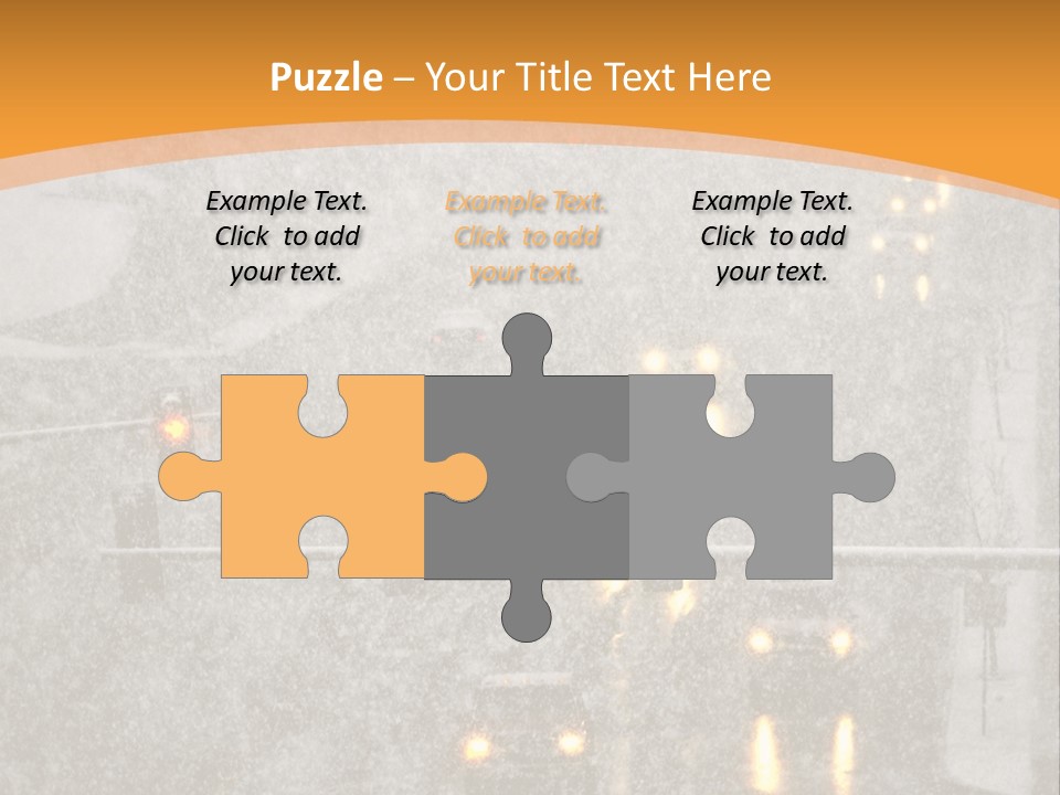 Destination Traffic Conditions PowerPoint Template