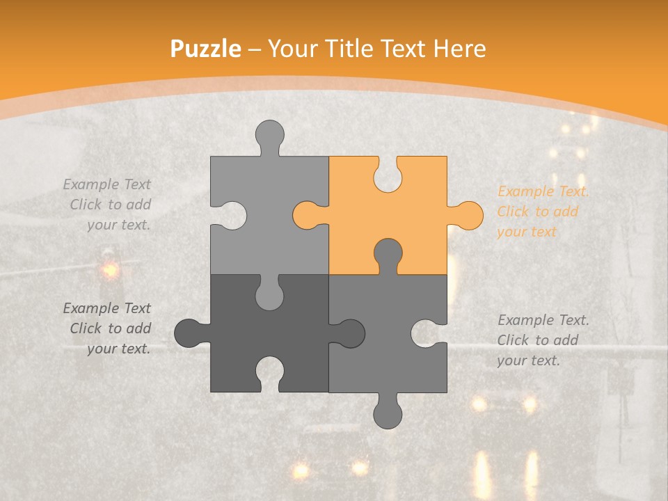Destination Traffic Conditions PowerPoint Template
