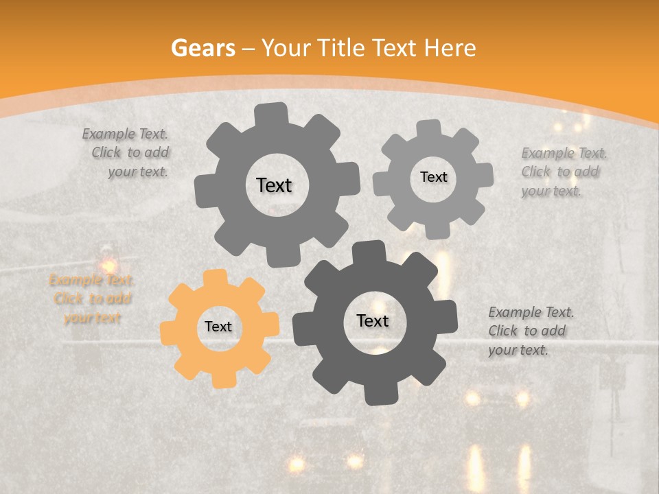 Destination Traffic Conditions PowerPoint Template