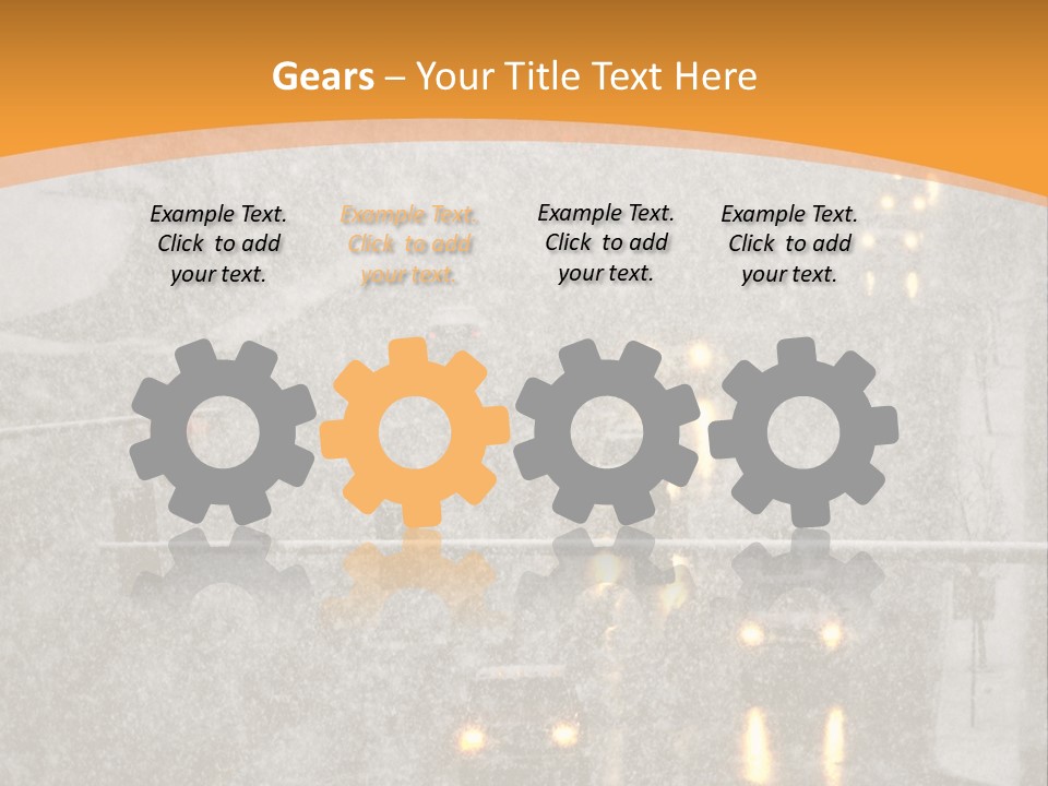 Destination Traffic Conditions PowerPoint Template