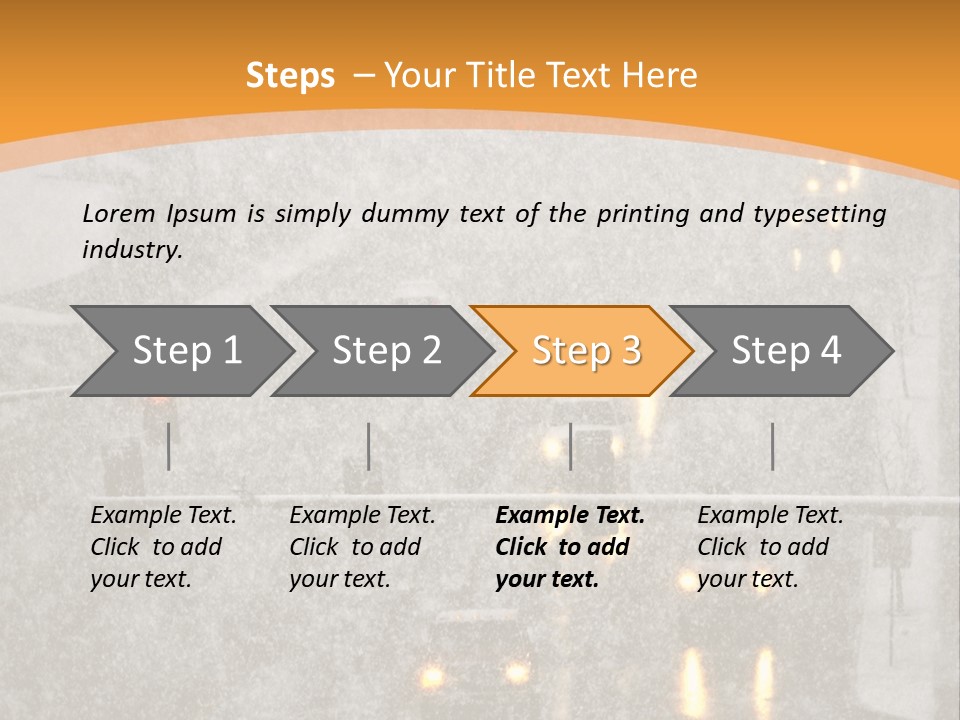 Destination Traffic Conditions PowerPoint Template