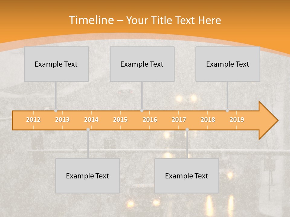 Destination Traffic Conditions PowerPoint Template