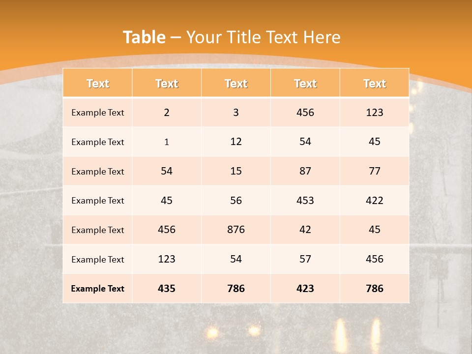 Destination Traffic Conditions PowerPoint Template