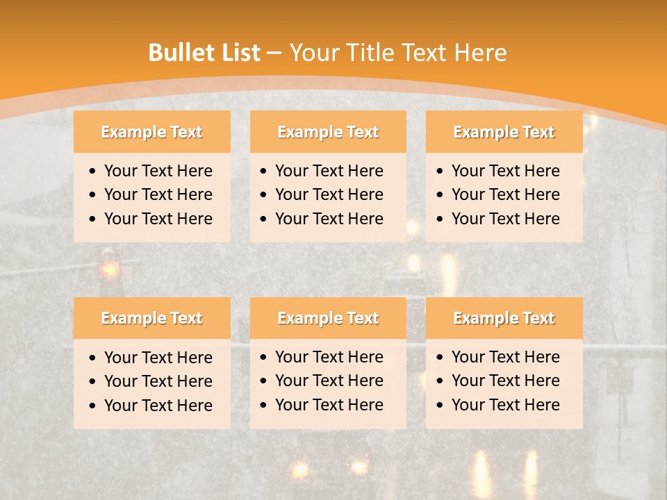 Destination Traffic Conditions PowerPoint Template