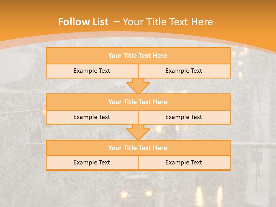 Destination Traffic Conditions PowerPoint Template