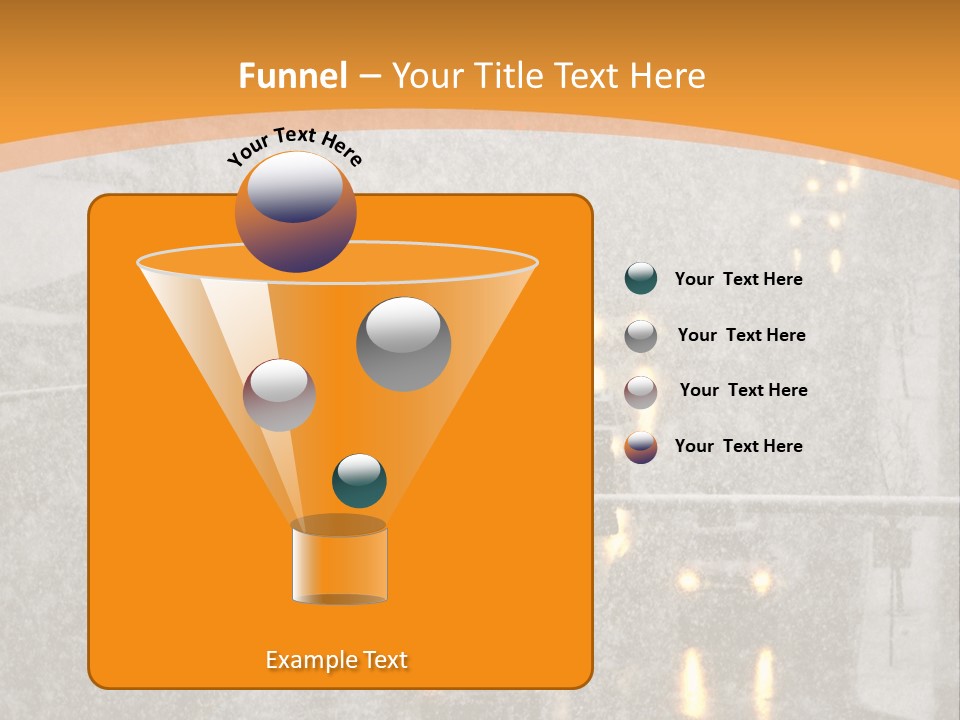Destination Traffic Conditions PowerPoint Template